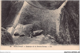 ADQP5-29-0444 - HUELGOAT - Intérieur De La Grotte D'artus - Châteaulin
