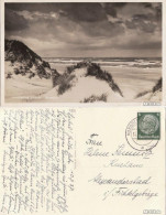 Ansichtskarte Borkum Strand Und Sturmflut - Foto AK Gel. 1937 1937 - Borkum