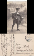 Ansichtskarte  Herzlichen Glückwunsch Zum Ersten Schultag (3) Gel. 1916 1916 - Primero Día De Escuela