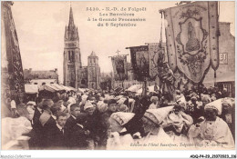 ADQP4-29-0344 - LE FOLGOET - Les Bannières à La Grande Procession - Le Folgoët