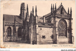 ADQP4-29-0347 - LE FOLGOET - L'église - La Grande Rosace - Le Folgoët
