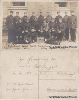Ansichtskarte  Soldaten Gruppenbild. Inf.-Reg 182 Dep. 1. Komp. 1918 - War 1914-18
