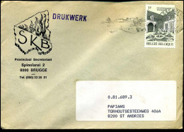Cover Van Blankenberge Naar Sint Andries Brugge - "SKB, Provinciaal Secretariaat, Brugge" - Briefe U. Dokumente