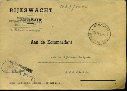 Cover Naar Hoboken - "Rijkswacht, Brigade Brasschaat" - Lettres & Documents