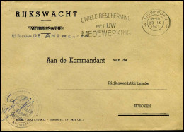 Cover Naar Hoboken - "Rijkswacht, Brigade Antwerpen" - Lettres & Documents