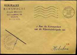 Cover Naar Hoboken - "Rijkswacht, Brigade Brussel" - Briefe U. Dokumente