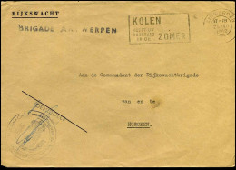 Cover Naar Hoboken - "Rijkswacht, Brigade Antwerpen" - Cartas & Documentos