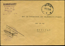 Cover Naar Hoboken - "Rijkswacht, Brigade Wilrijk" - Storia Postale