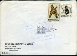 Cover To Nicosia - Lettres & Documents