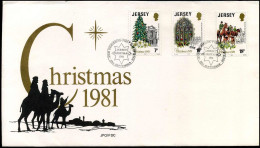 FDC - Christmas 1981 - Jersey