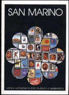 Christmas Wishes 1985 San Marino Postal Office - Storia Postale