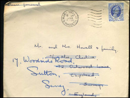 Cover To Sutton, England - Southern Rhodesia (...-1964)