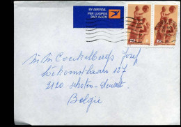Coverfront To Schoten, Belgium - Briefe U. Dokumente