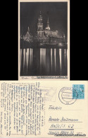 Ansichtskarte Dresden Kath. Kirche Bei Nacht 1956  - Dresden