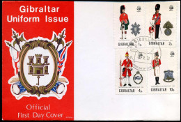 FDC - Uniform Issue - Gibraltar