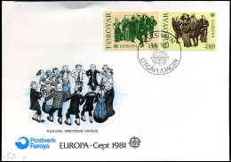 Faroer - FDC Europa CEPT 1981 - 1981