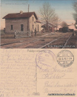 CPA Saint-Hilaire-le-Petit Partie Am Bahnhof Mit Dampflok 1915  - Other & Unclassified