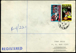 Registered Cover To Luxemburg - Nigeria (1961-...)