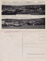 Ansichtskarte Weierbach-Idar-Oberstein 2-Bild: Panorama Martin-Weierbach 1939 - Idar Oberstein