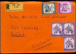 Registered Cover To Salzburg - Briefe U. Dokumente