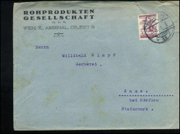Cover To Gams - "Rohprodukten Gesellschaft" - Lettres & Documents