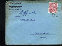 Cover To Gams - "Gebr. Naumann, Zweigniederlassung, Wien" - Lettres & Documents