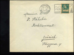 Cover To Zürich - Storia Postale