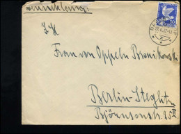 Cover To Berlin, Germany - Lettres & Documents