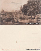 Ansichtskarte Wiesbaden Hotel Nassauer Hof Mit Anlagen Und Springbrunnen 1908  - Wiesbaden