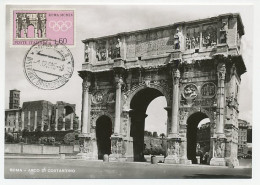 Maximum Card Italy 1959 Arch Of Constantine - Other & Unclassified