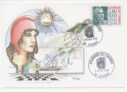 Card / Postmark France 1995 Stamp Day - Cognac - Autres & Non Classés