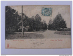 M915 * Camp Du Ruchard  Allée De Villaines    Carte De 1904 Avec Tampon Au Dos - Autres & Non Classés