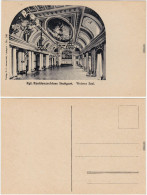 Ansichtskarte Stuttgart Residenzschloß - Weißer Saal 1922  - Stuttgart