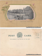 Postcard London Rahmen AK: River Fire Station, Blackfriar's Bridge 1911 - Autres & Non Classés