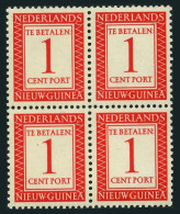 Neth New Guinea J1 Block/4,MNH.Michel P1. Postage Due Stamps 1957. - Guinea (1958-...)