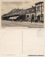 Postcard Sollnock Szolnok Bahnhof - Bahnsteig (Pályaudvar) 1941 - Hongrie