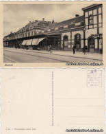 Postcard Sollnock Szolnok Bahnhof - Bahnsteig (Pályaudvar) 1941 - Hungary