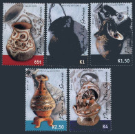 Papua New Guinea 1053-1057,MNH. Clay Pots,2003. - Guinea (1958-...)