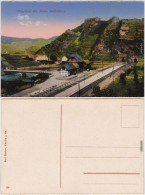 Ansichtskarte Mayschoß Bahnhof Und Burgruine 1914  - Autres & Non Classés