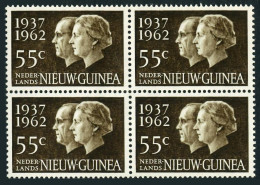 Neth New Guinea 45 Block/4,MNH.Mi 75. Queen Juliana,Prince Bernhard,wedding,1962 - Guinea (1958-...)