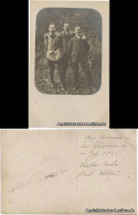Foto  Männer Portrait Im Wald (Chemnitz) 1920 Privatfotokarte - Personen
