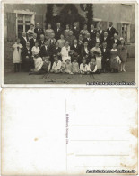 Ansichtskarte  Gruppenbild Hochzeitsfeier, Kamenz 1940 - Matrimonios