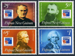 Papua New Guinea 970-973, MNH. Mi 844-847. PHILEXFRANCE-1999. Papua's Frenchmen, - Guinea (1958-...)