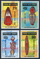 Papua New Guinea 786-789, MNH. Michel 655-658. Papua Gulf Artifacts, 1992. - Guinea (1958-...)