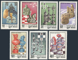 Guinea Bissau 473-479, 480, MNH. Michel 674-680, Bl.250. History Of Chess, 1983. - Guinée (1958-...)