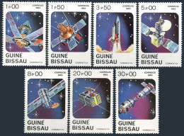 Guinea Bissau 465-471, MNH. Michel 666-672. Space Exploration, 1983. - Guinée (1958-...)