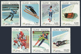 Guinea Bissau 505-512, MNH. Mi 709-715,Bl.255. Olympics, Sarajevo-1984. Hockey, - Guinea (1958-...)