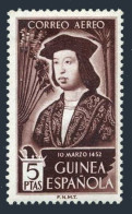 Spanish Guinea C14,MNH.Michel 282. Ferdinand The Catholic,1952.Bird,Palms. - República De Guinea (1958-...)