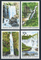 Papua New Guinea 729-732, MNH. Michel 610-613. Waterfalls 1990.Guni,Rouna,Ambua, - Guinee (1958-...)