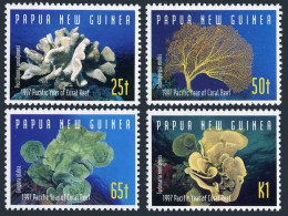 Papua New Guinea 924-927, MNH. Michel 804-807. Pacific Year Of Coral Reef, 1997. - Guinea (1958-...)